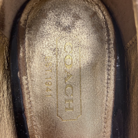 Coach knit and leather heels size 7.5 - Picture 2 of 9